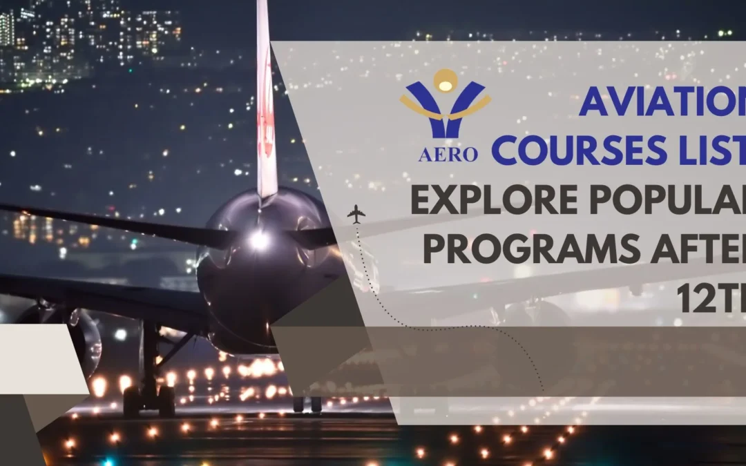 Aviation Courses after 12th